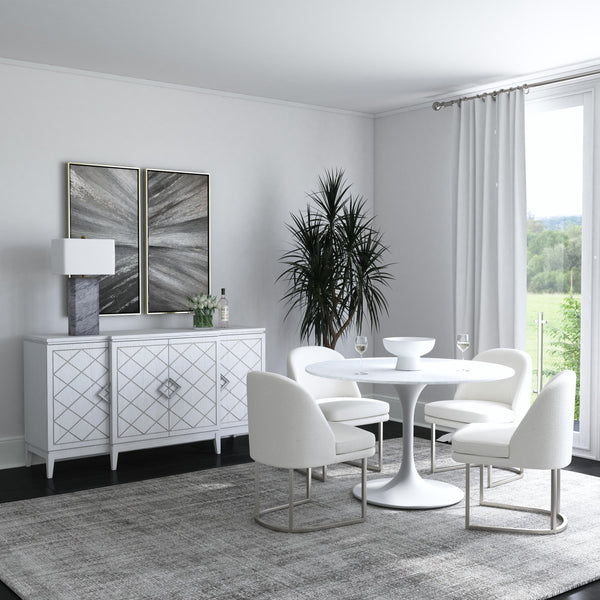 Basset Mirror Leed Table Lamp - Modern Gray Marble Base With Elegant White Linen Shade For Home & Office Décor Gray Marble,Hard Back Linen Shade L4296t