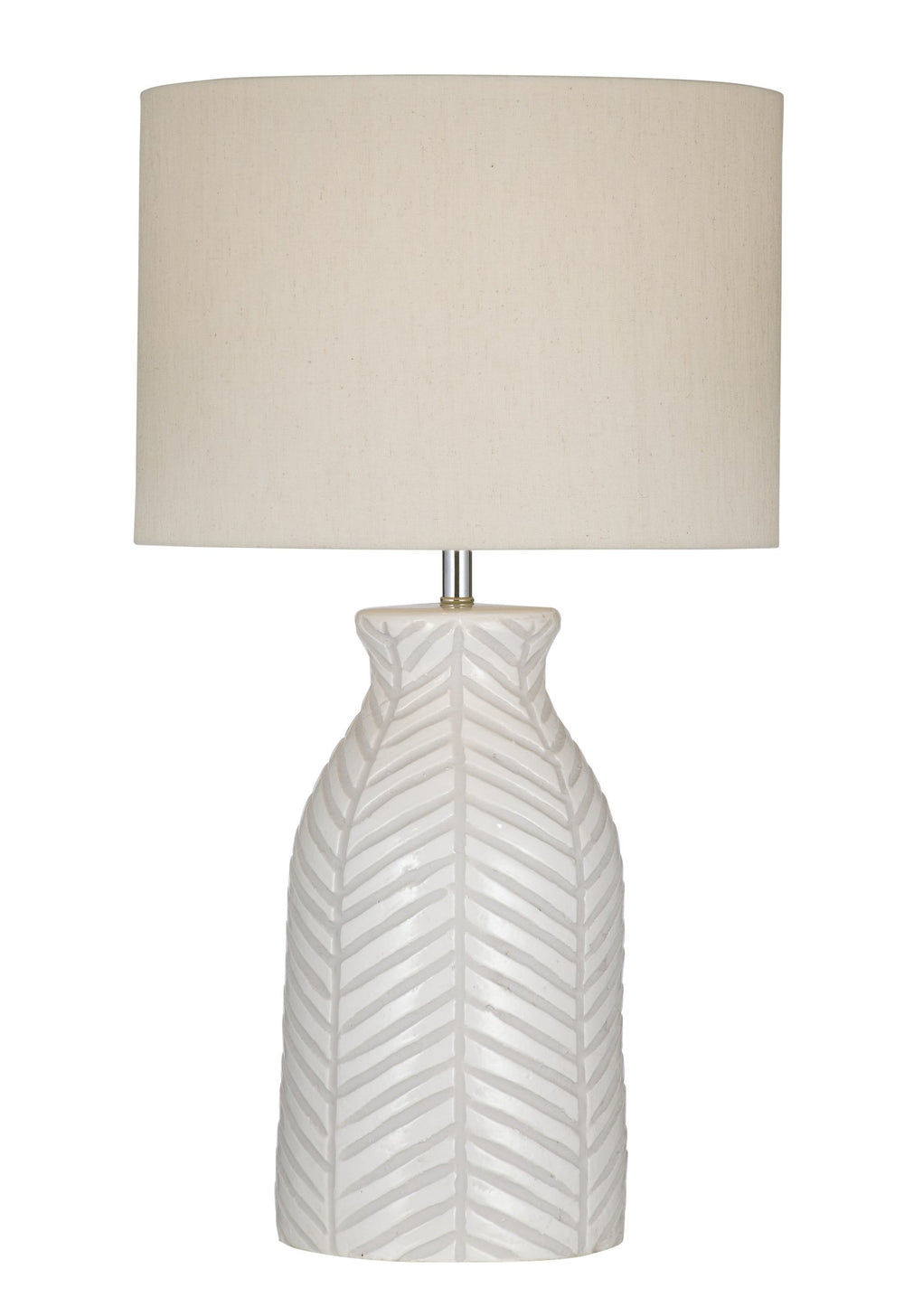 Basset Mirror Sabrina Table Lamp - Elegant Terracotta Design With Stylish Drum Shade For Modern Home Decor White Terracotta,Hard Back Linen Shade L4333t