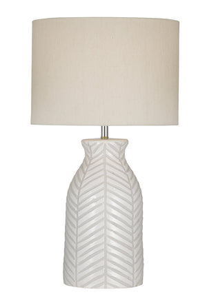 Basset Mirror Sabrina Table Lamp - Elegant Terracotta Design With Stylish Drum Shade For Modern Home Decor White Terracotta,Hard Back Linen Shade L4333t