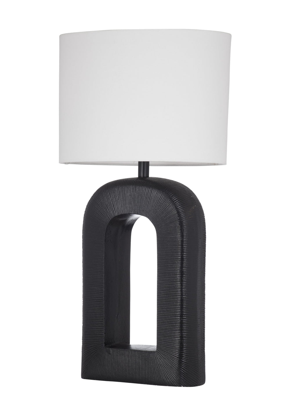 Basset Mirror Leers Table Lamp - Elegant Metal Design With Stylish Drum Shade For Modern Home Decor Illumination Black Metal,Hard Back Linen Shade L4351t