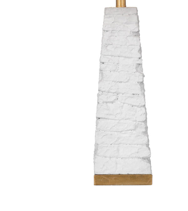Basset Mirror Comoros Table Lamp - Elegant Oatmeal Shade & Textured Matte White Finish For Modern Home Decor White Resin,Metal,Hard Back Line Shade L4487t