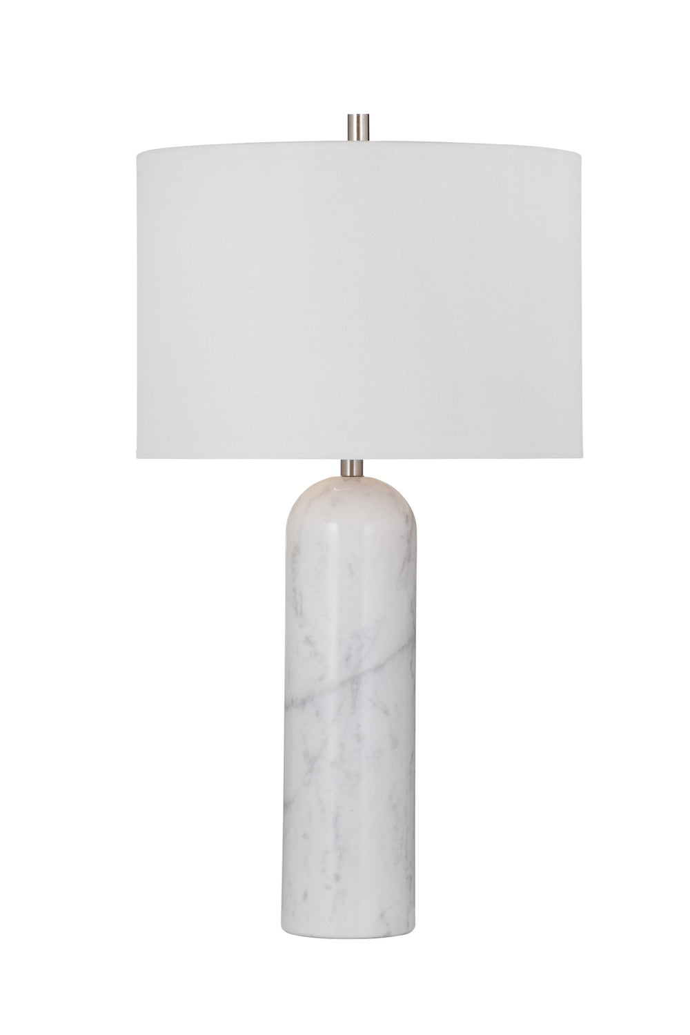 Basset Mirror Tioga Table Lamp – Elegant Marble Design With White Linen Shade For Modern And Timeless Decor White Marble,Hard Back Linen Shade L4496t