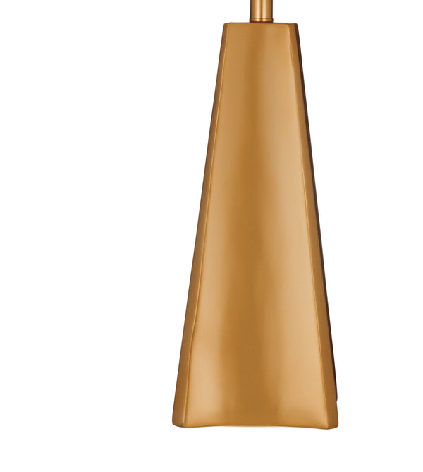 Basset Mirror Torrington Table Lamp - Elegant Gold Finish With Modern Design & Soft White Shade For Luxurious Glow Gold Polyresin L4570t