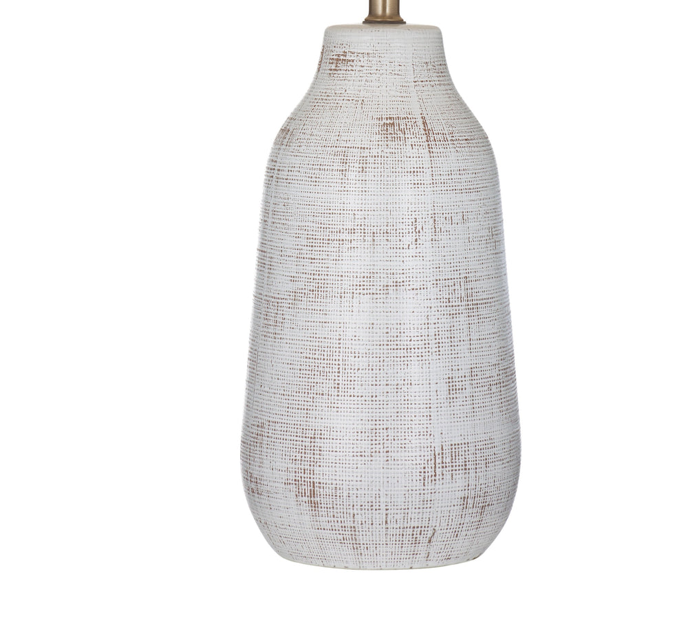 Basset Mirror Forcythia Table Lamp – Elegant Ceramic Design With Crackled Glaze & Soft White Shade For Modern Spaces White Ceramic L4578t