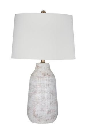 Basset Mirror Forcythia Table Lamp – Elegant Ceramic Design With Crackled Glaze & Soft White Shade For Modern Spaces White Ceramic L4578t