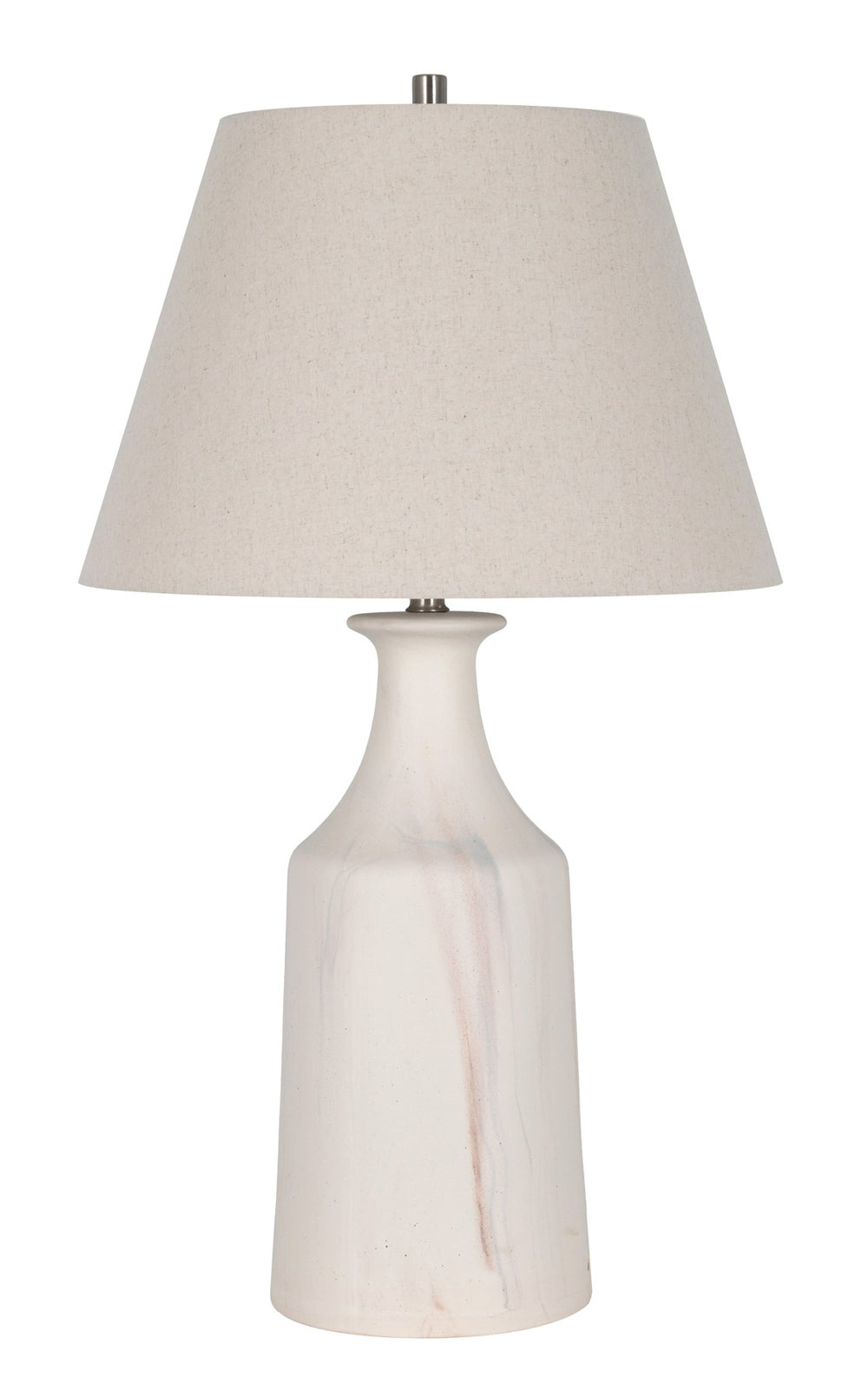 Basset Mirror Eastlake Table Lamp - Elegant Ceramic Design With Cream Finish For Cozy Ambiance In Any Room White Ceramic L4581t