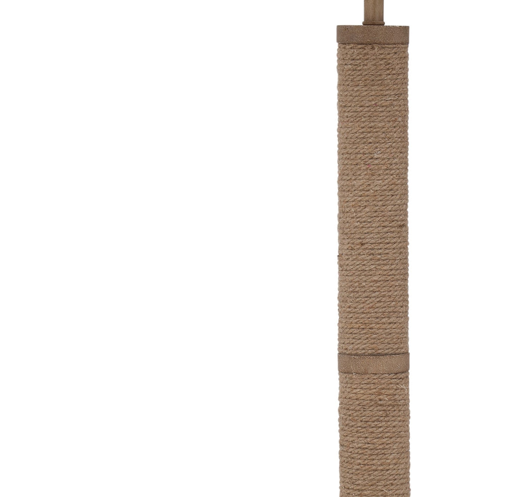 Basset Mirror Chester Floor Lamp - Boho Coastal Design With Rope Detailing For Cozy And Stylish Home Ambiance Natural Rope L4594f