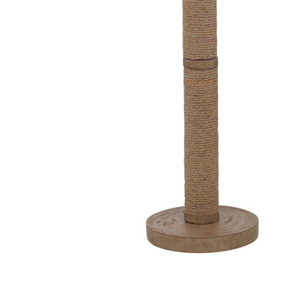 Basset Mirror Chester Floor Lamp - Boho Coastal Design With Rope Detailing For Cozy And Stylish Home Ambiance Natural Rope L4594f