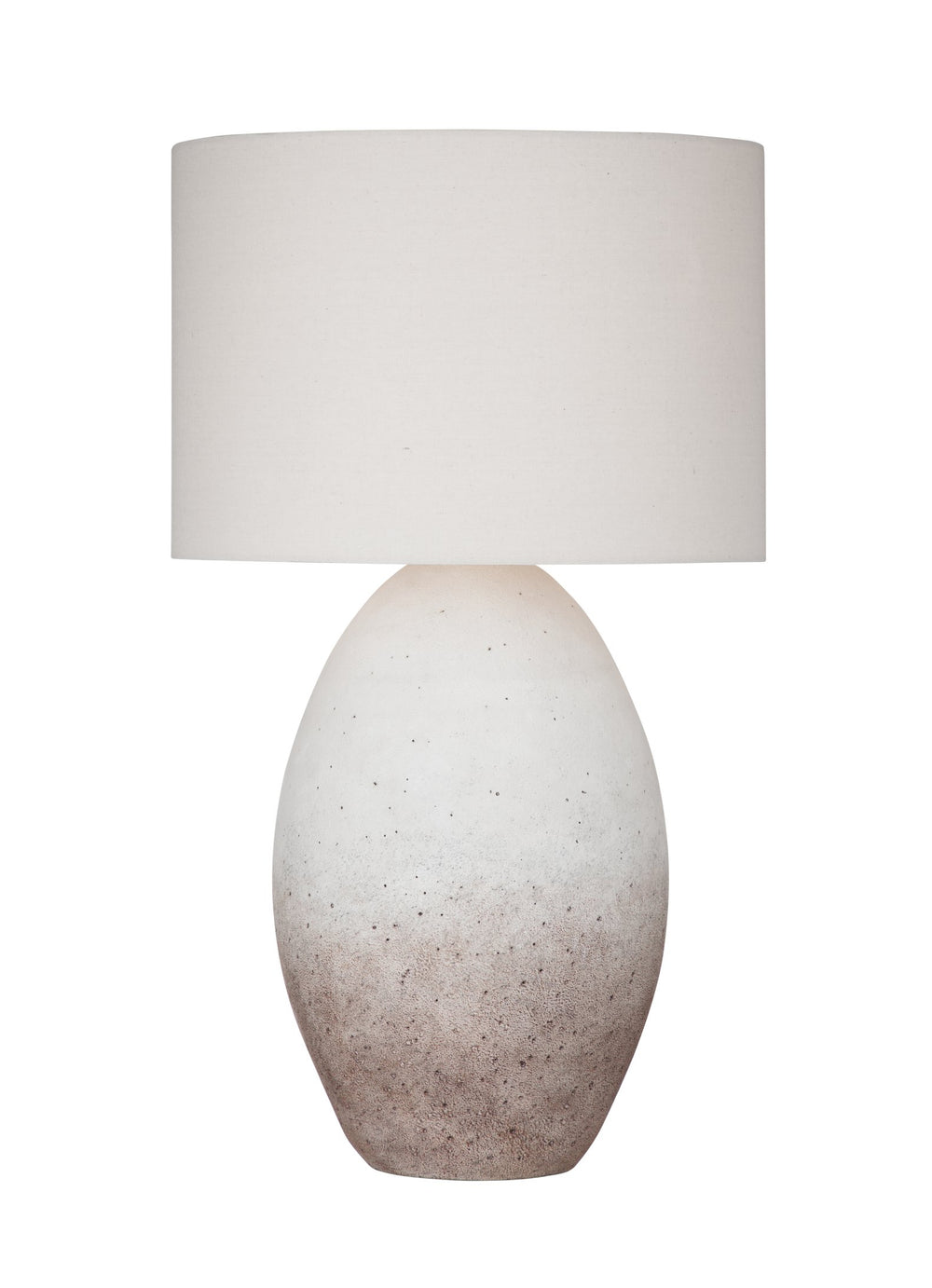 Basset Mirror Calder Table Lamp: Modern Boho Urn-style Design With Cream & Mauve Finish, Perfect For Any Space Cream Cement L4611t