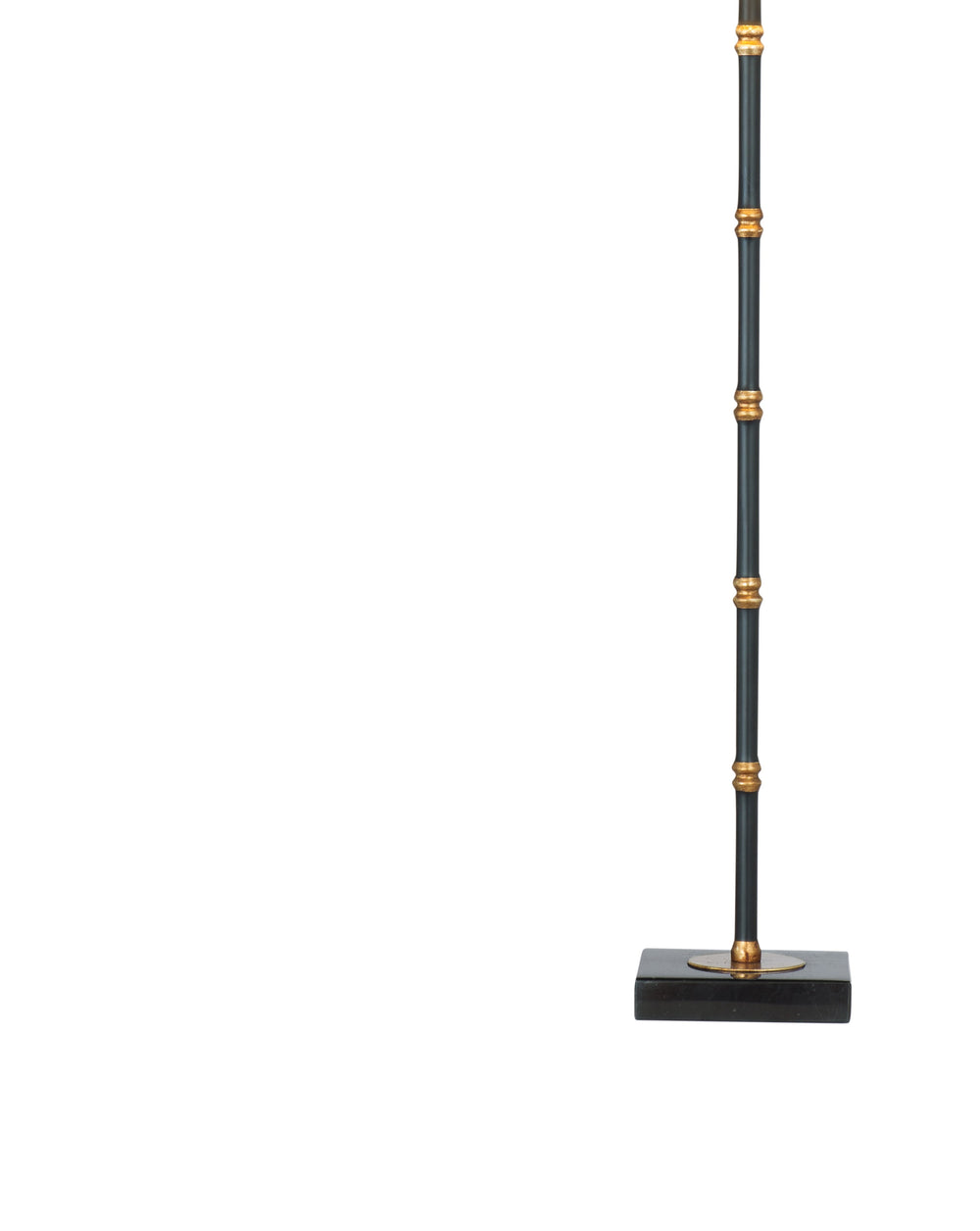 Basset Mirror Alamance Table Lamp - Elegant Metal Design With Gold Beads & Soft White Shade For Any Room's Style Black Metal L4645t