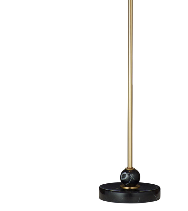 Basset Mirror Winfield Table Lamp – Sleek Contemporary Design With Black Marble Base & Vintage Dual Pull Switches Gold Metal,Marble L4651t