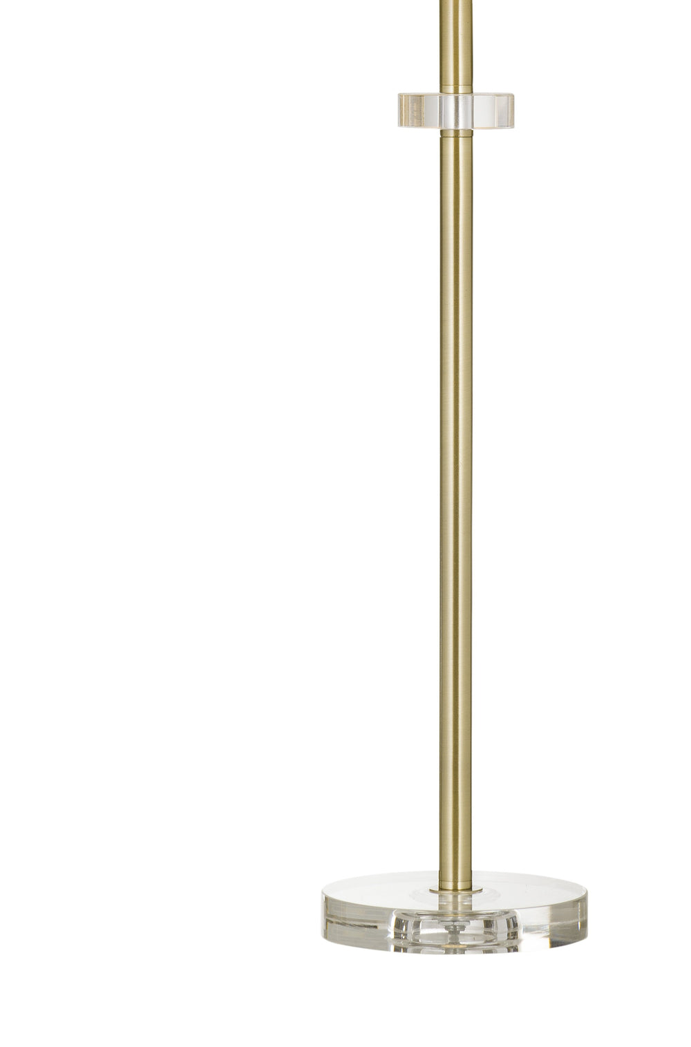 Basset Mirror Addison Table Lamp – Chic Gold & Acrylic Design With Scalloped White Shade For Elegant Interiors Gold Crystal,Metal L4683t