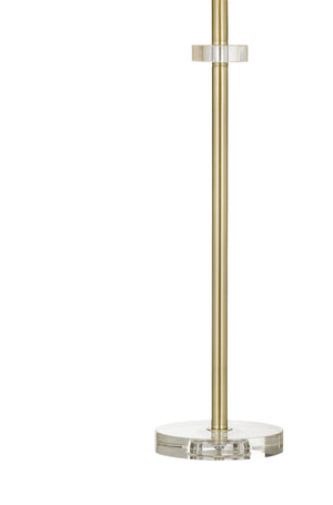 Basset Mirror Addison Table Lamp – Chic Gold & Acrylic Design With Scalloped White Shade For Elegant Interiors Gold Crystal,Metal L4683t