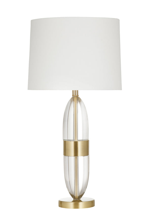 Basset Mirror Brompton Table Lamp - Elegant Crystal Base With Gold Accents & Soft Light For Timeless Sophistication Gold Crystal,Metal L4692t