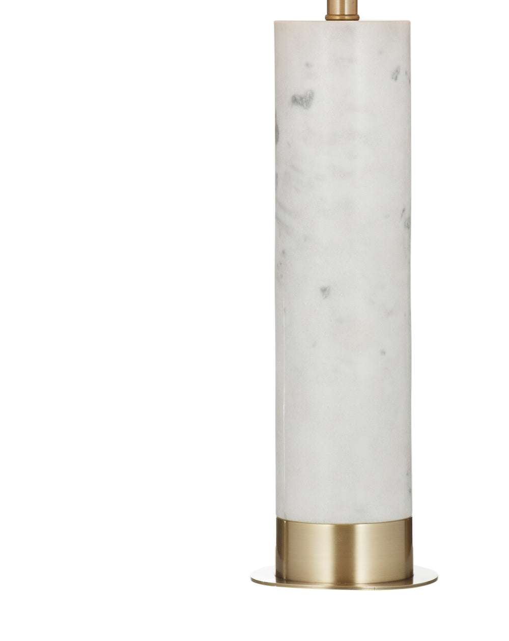 Basset Mirror Lenning Table Lamp: Modern Sophistication With White Marble Base & Elegant Gold Accents For Any Space White Marble L4736t