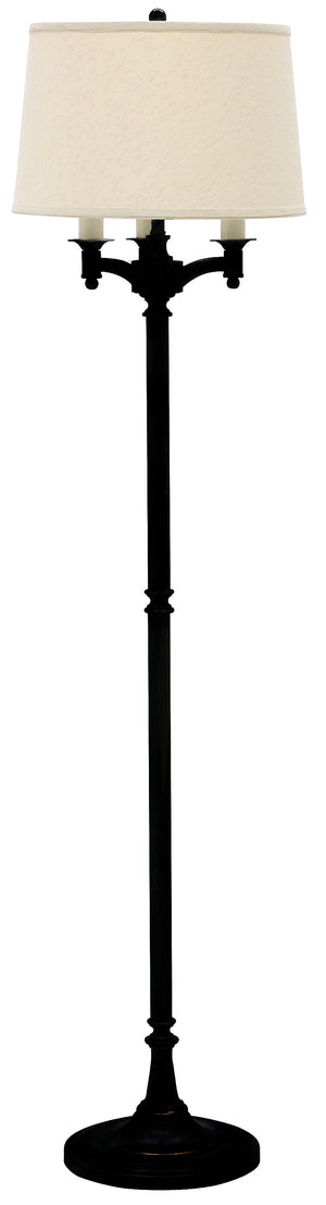 House Of Troy Lancaster Stylish Six-way Floor Lamps For Bright, Versatile Lighting In Any Home Decor Setting Black Metal L800-blk