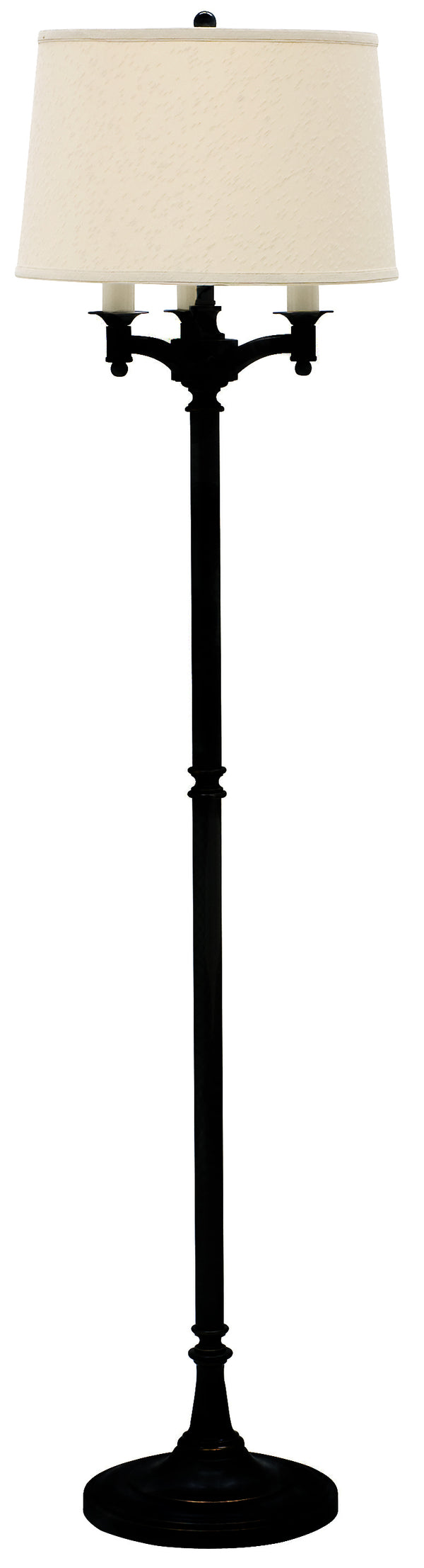 House Of Troy Lancaster Stylish Six-way Floor Lamps For Bright, Versatile Lighting In Any Home Decor Setting Black Metal L800-blk