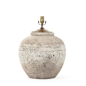 Zentique Romello Terracotta Accent Lamp (XS) — Compact Hand-Finished Ceramic Light for Bedside, Desk, Modern Homes L8489 XS