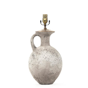 Zentique Ariah Terracotta Table Lamp with Metal Accents — Warm Ambient Lighting, Durable USA-Made Design L8496 L