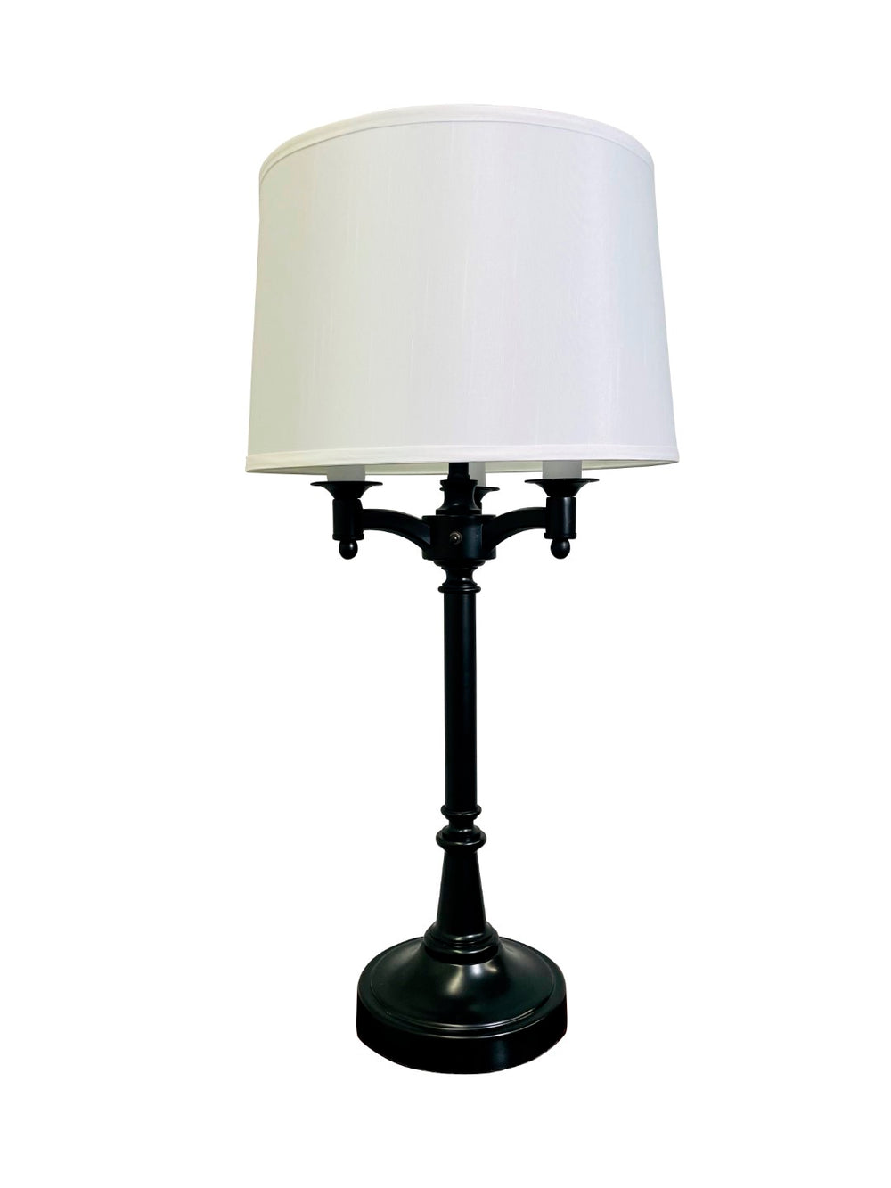 House Of Troy Lancaster 31.75" Antique Brass Six Way Table Lamps - Elegant Lighting With Versatile Brightness Options Black Metal L850-blk