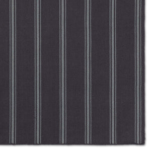 Jaipur Living Barclay Butera Memento Flatweave Rug Handwoven Recycled Pet Stripe for Patio or Entryway Navy 2' x 3' RUG157499