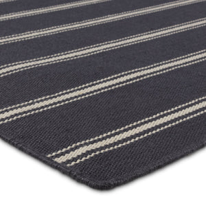 Jaipur Living Laguna By Barclay Butera Memento Lag04 Handwoven Handmade 100% Pet Yarn Contemporary Stripes Outdoor Rug Blue, Ivory 100% Pet Yarn, 100% Polypropylene Rug157511