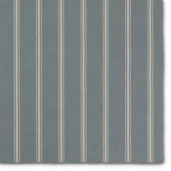 Jaipur Living Barclay Butera Memento Flatweave Rug Handwoven Recycled Pet Stripe for Patio or Entryway Slate 6' x 9' RUG157520
