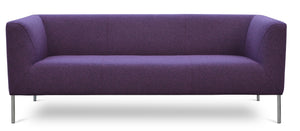 Soho Concept Zara Small Armchair - Stylish Laguna Sofa-metal Design With Brushed Stainless Steel Base, Comfort & Durability Deep Maroon  Soho-concept-dining-chair-13527