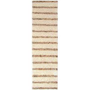 Trans Ocean Liora Manne Lhasa Stripe Indoor Area Rug - Hand Woven Wool For Cozy Cabin Style And Versatile Decor Natural Wool,Cotton Lahr8888312