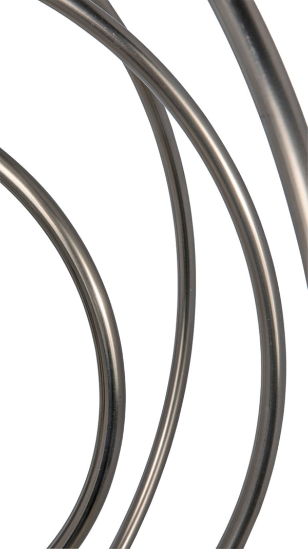 Noir Brooks Armillary Pendant Light – Antique Silver Metal Fixture for Stunning Entryway & Dining Style LAMP369ASV