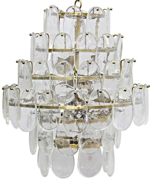 Noir Mystic Chandelier - Vintage-Inspired Elegance with Artisanal Character, Soft Light for Your Space LAMP560MB