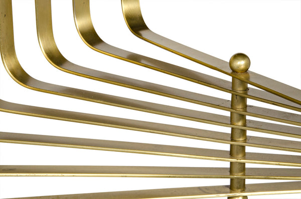 Noir Dimaclema Armillary Chandelier - Elegant Antique Brass, Compact Metal Design for Modern Interiors LAMP608MB-S