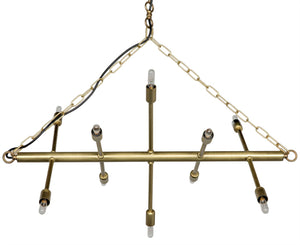 Sperato Chandelier Antique Brass LAMP691MB Antique Brass Noir