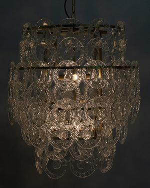 Noir Quebec Chandelier - Elegant Antique Brass Finish with Glass Accents for Timeless Home Décor Appeal LAMP703MB