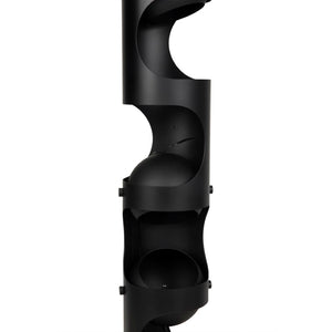 Noir Columna Floor Lamp - Handcrafted Black Iron Design for Modern Interiors, Ambient Lighting & Style LAMP756MTB