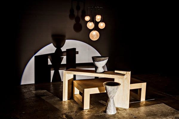 Noir Artemis Chandelier - Modern Minimalist Design with Handblown Glass Orbs and Matte Black Finish LAMP762MTB