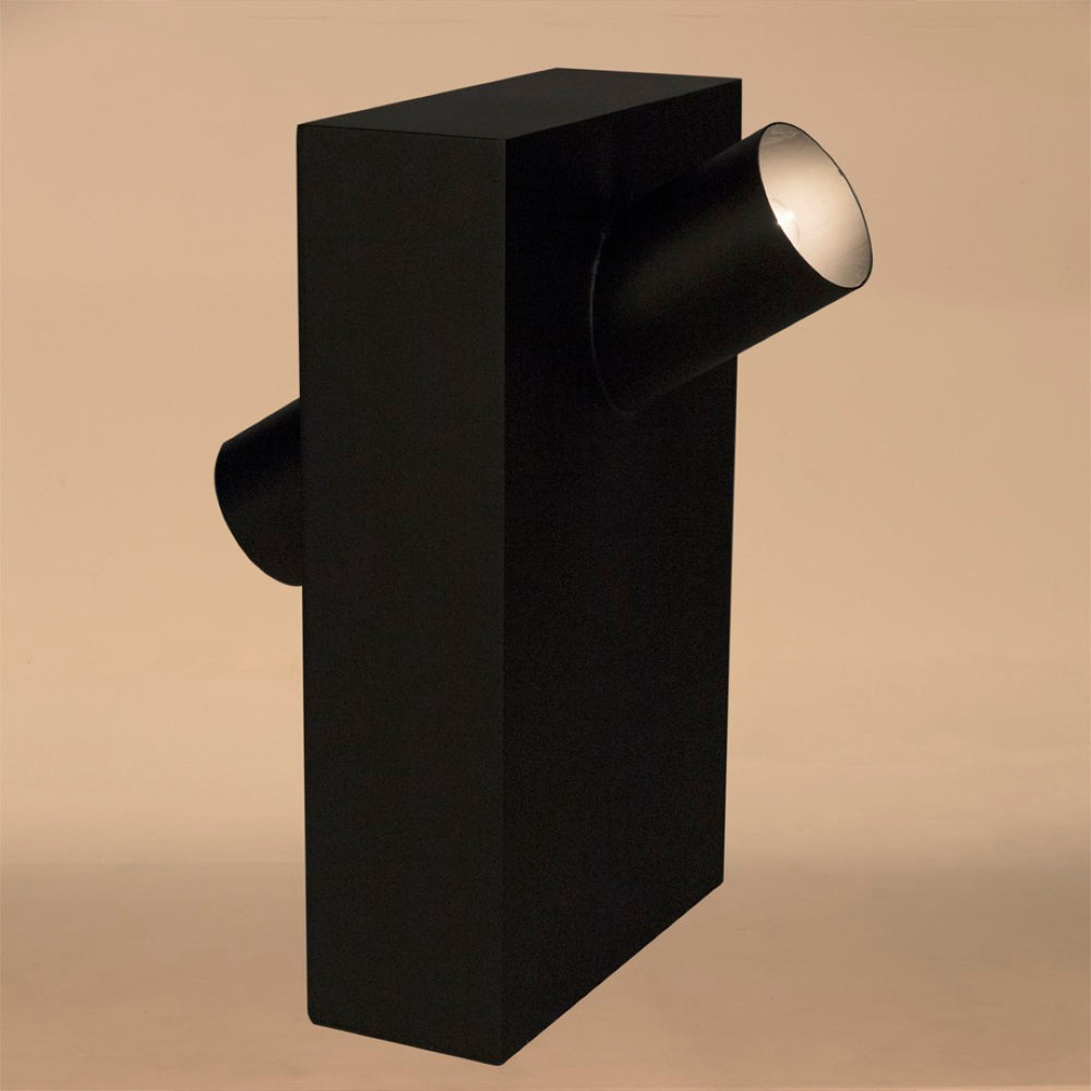 Noir Topo Lamp - Handcrafted Matte Black Iron Table Light with Sculptural Design for Modern Spaces LAMP770MTB