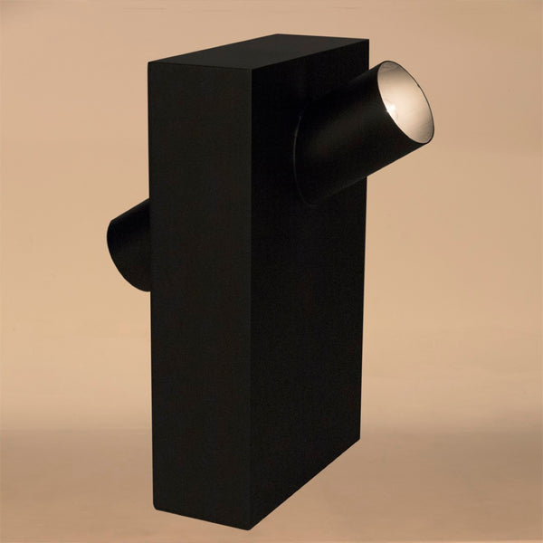 Noir Topo Lamp - Handcrafted Matte Black Iron Table Light with Sculptural Design for Modern Spaces LAMP770MTB
