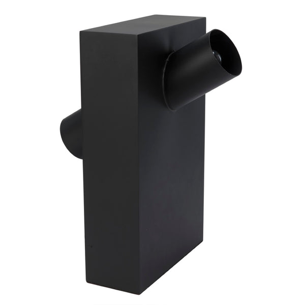 Noir Topo Lamp - Handcrafted Matte Black Iron Table Light with Sculptural Design for Modern Spaces LAMP770MTB