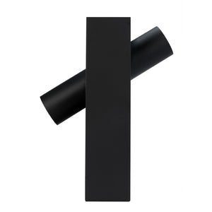 Noir Topo Lamp - Handcrafted Matte Black Iron Table Light with Sculptural Design for Modern Spaces LAMP770MTB