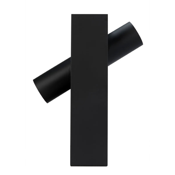 Noir Topo Lamp - Handcrafted Matte Black Iron Table Light with Sculptural Design for Modern Spaces LAMP770MTB