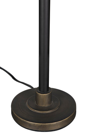 Noir Lighthouse Lamp - Coastal-Inspired Design with Frosted Glass Shade for Elegant Ambient Lighting LAMP793