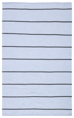 Jaipur Living Jaipur Living Corbina Flatweave Recycled Pet Stripe Rug for Indoor Outdoor Spaces Light Blue 2'X3' RUG143114