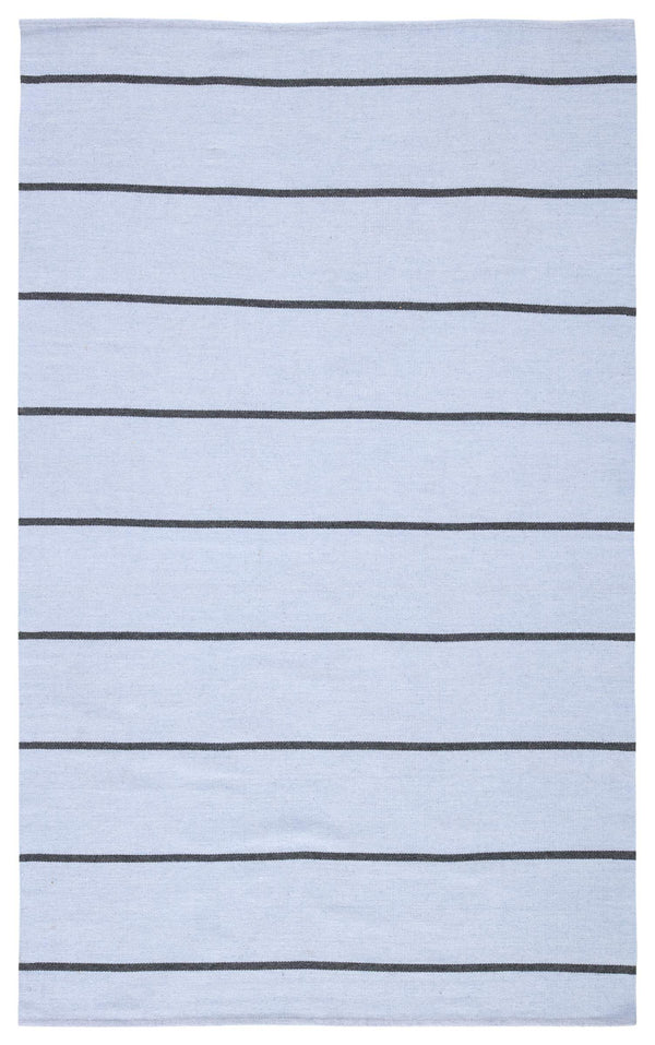 Jaipur Living Jaipur Living Corbina Flatweave Recycled Pet Stripe Rug for Indoor Outdoor Spaces Light Blue 2'X3' RUG143114