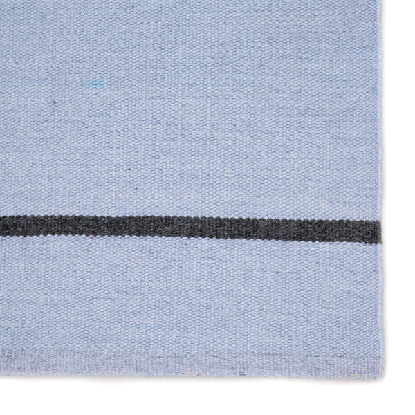 Jaipur Living Jaipur Living Corbina Flatweave Recycled Pet Stripe Rug for Indoor Outdoor Spaces Light Blue 2'X3' RUG143114