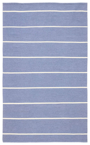 Jaipur Living Jaipur Living Corbina Flatweave Recycled Pet Stripe Rug for Indoor Outdoor Spaces Blue 5'X8' RUG143123