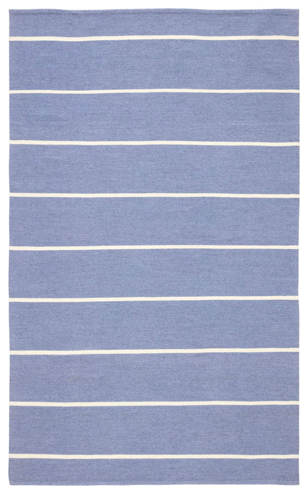 Jaipur Living Jaipur Living Corbina Flatweave Recycled Pet Stripe Rug for Indoor Outdoor Spaces Blue 5'X8' RUG143123