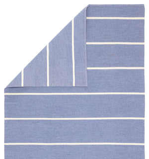 Jaipur Living Jaipur Living Corbina Flatweave Recycled Pet Stripe Rug for Indoor Outdoor Spaces Blue 5'X8' RUG143123