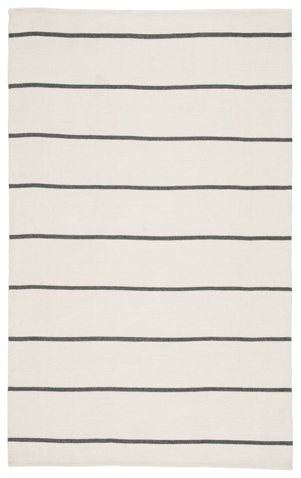 Jaipur Living Jaipur Living Corbina Flatweave Recycled Pet Stripe Rug for Indoor Outdoor Spaces Ivory 7'6"X9'6" RUG143131