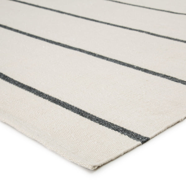 Jaipur Living Jaipur Living Corbina Flatweave Recycled Pet Stripe Rug for Indoor Outdoor Spaces Ivory 7'6"X9'6" RUG143131
